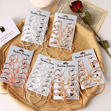 Load image into Gallery viewer, Hoop Earrings Set