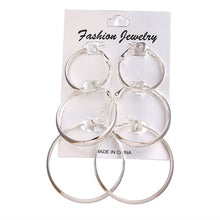 Load image into Gallery viewer, Hoop Earrings Set