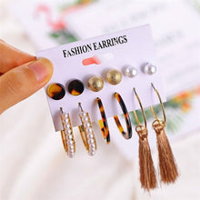 Load image into Gallery viewer, Hoop Earrings Set