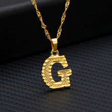 Load image into Gallery viewer, Alphabet Pendant Necklace