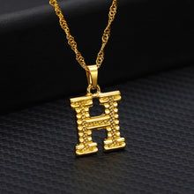 Load image into Gallery viewer, Alphabet Pendant Necklace