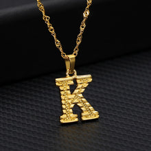 Load image into Gallery viewer, Alphabet Pendant Necklace