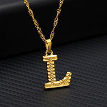Load image into Gallery viewer, Alphabet Pendant Necklace