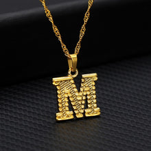 Load image into Gallery viewer, Alphabet Pendant Necklace