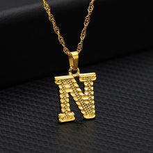 Load image into Gallery viewer, Alphabet Pendant Necklace