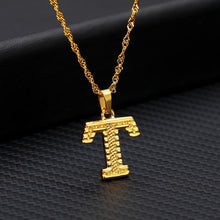 Load image into Gallery viewer, Alphabet Pendant Necklace