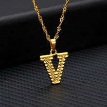Load image into Gallery viewer, Alphabet Pendant Necklace