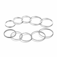 Load image into Gallery viewer, Geometric Rings Set