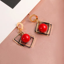 Load image into Gallery viewer, Round Dangle Earrings