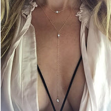 Load image into Gallery viewer, Crystal Pendant Necklace
