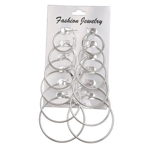 Hoop Earrings Set