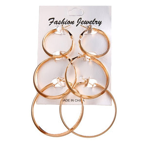 Hoop Earrings Set