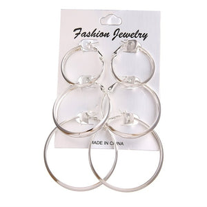 Hoop Earrings Set