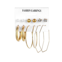 Load image into Gallery viewer, Hoop Earrings Set
