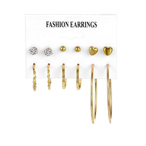 Hoop Earrings Set