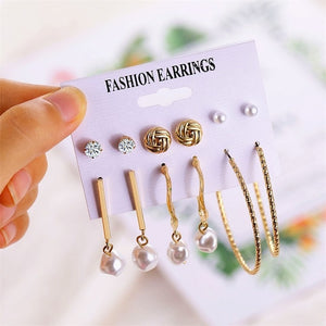 Hoop Earrings Set