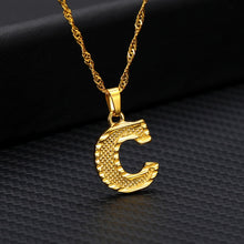 Load image into Gallery viewer, Alphabet Pendant Necklace
