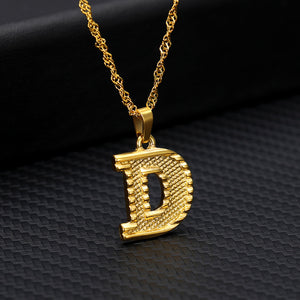 Alphabet Pendant Necklace