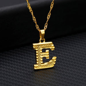 Alphabet Pendant Necklace