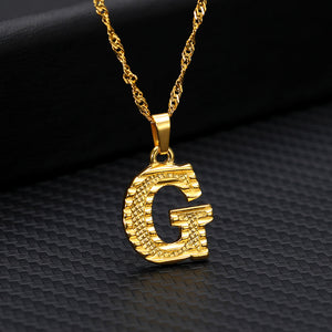 Alphabet Pendant Necklace