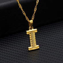 Load image into Gallery viewer, Alphabet Pendant Necklace
