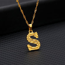 Load image into Gallery viewer, Alphabet Pendant Necklace
