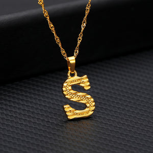 Alphabet Pendant Necklace