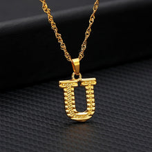 Load image into Gallery viewer, Alphabet Pendant Necklace
