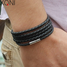 Load image into Gallery viewer, Leather bracelet men
