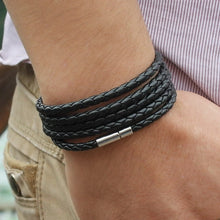 Load image into Gallery viewer, Leather bracelet men
