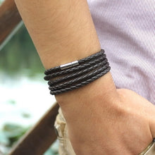 Load image into Gallery viewer, Leather bracelet men
