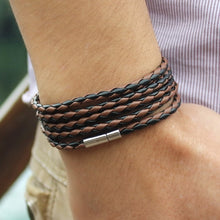 Load image into Gallery viewer, Leather bracelet men
