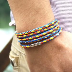 Leather bracelet men