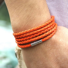 Load image into Gallery viewer, Leather bracelet men
