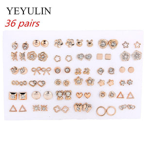 Stud Earrings Set