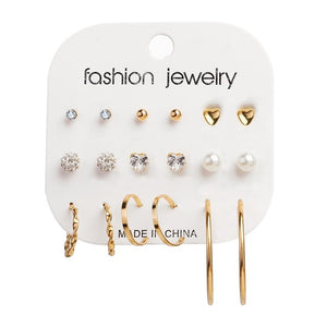 Set Pearl Earrings