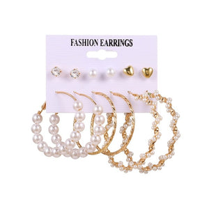 Set Pearl Earrings