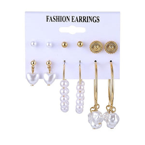 Set Pearl Earrings