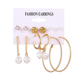 Set Pearl Earrings