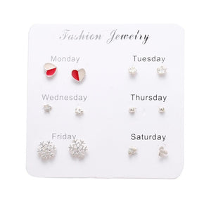 Set Pearl Earrings