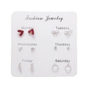 Set Pearl Earrings