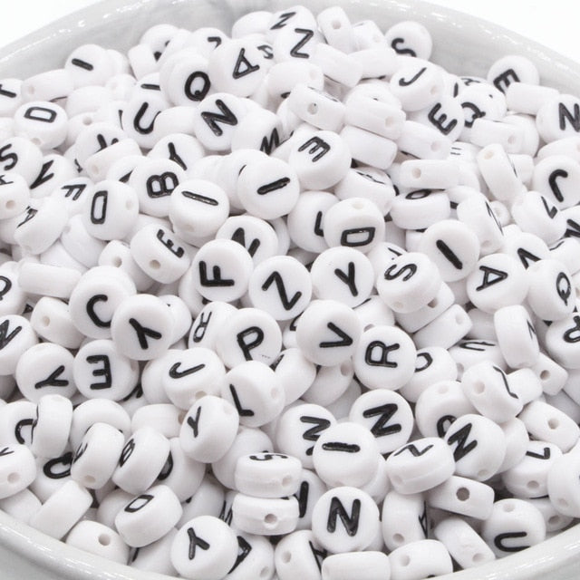 Acrylic Letter Beads